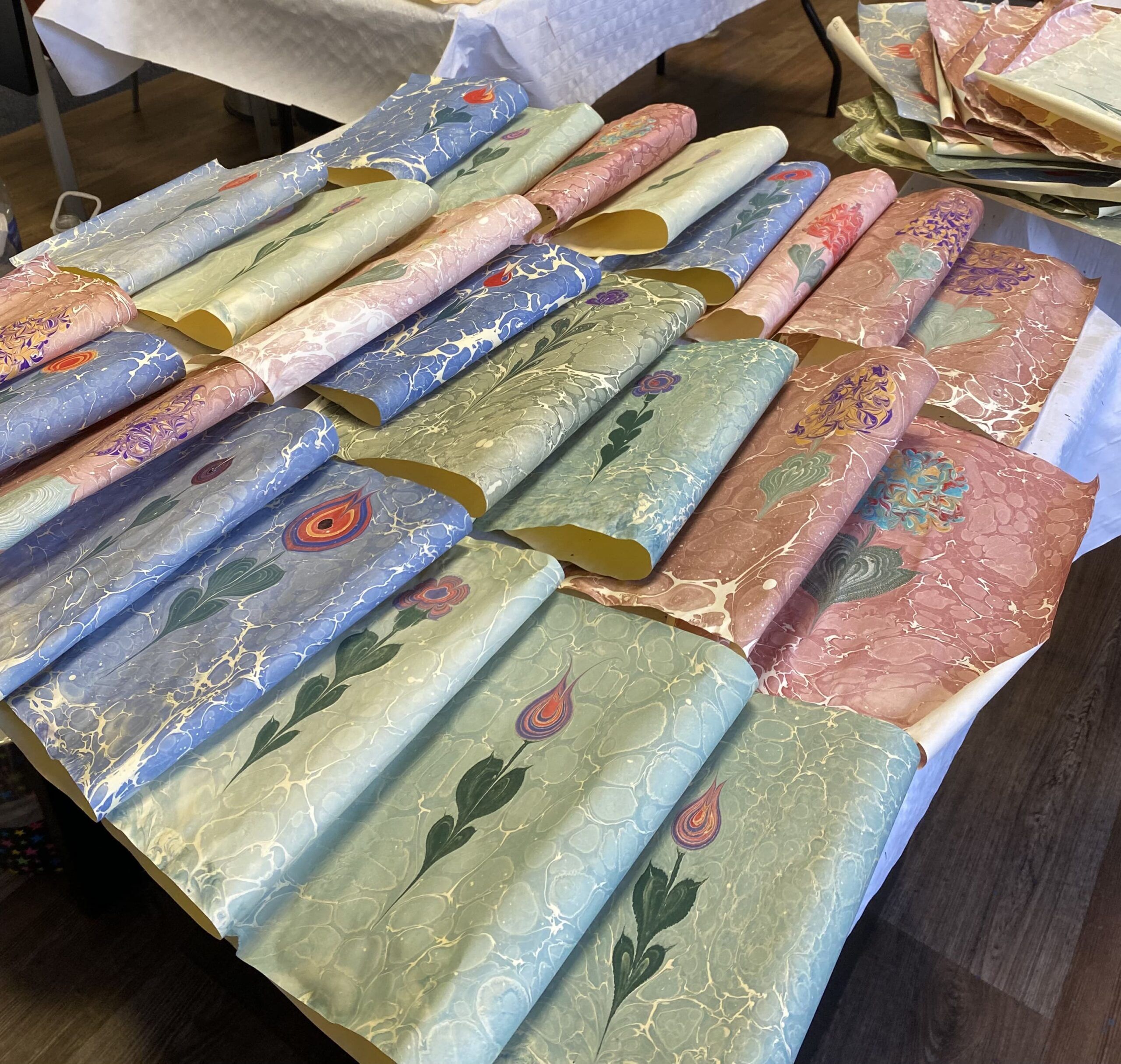 IMG_3518 Floral Papermarbling