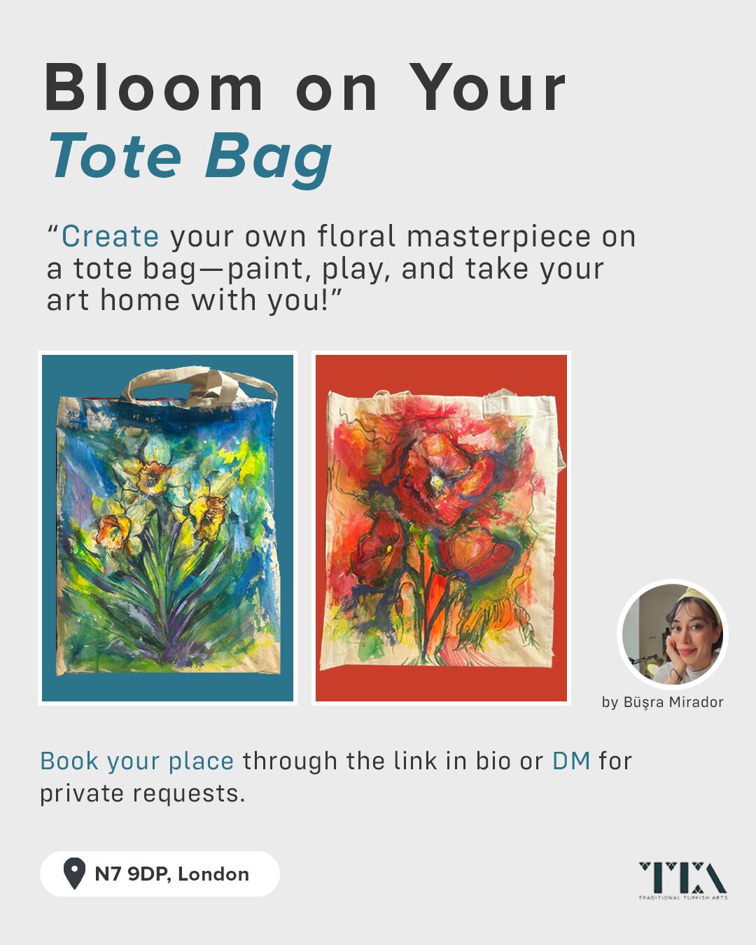 çanta Workshopı 2 Tote Bag Painting