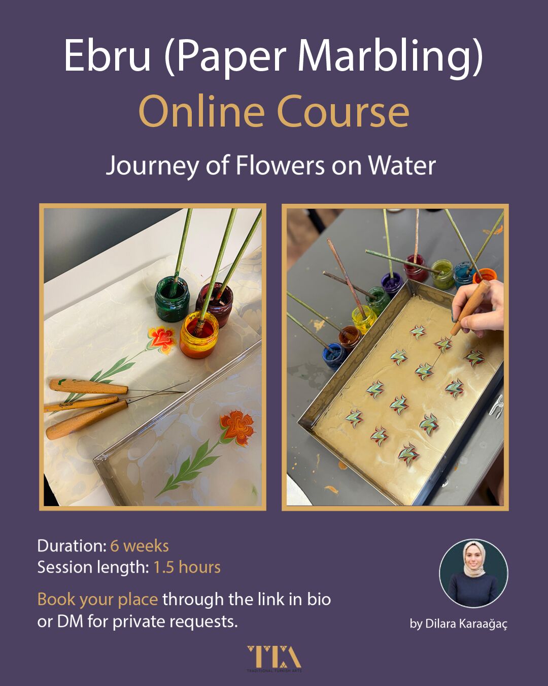 online papermarbling course